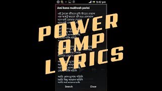 How to add lyrics to read on Poweramp music player [upl. by Ecinnahs]