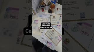 Malayalam Attestation services in abu Dhabi  Indian Attestation  uae embassy or mofa Attestation [upl. by Corrie]