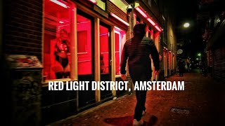 Amsterdam Late Night Walk Visit the Red Light District  4k  3D Sound [upl. by Constancia]