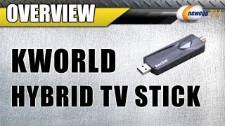 Newegg TV KWorld Hybrid TV Stick UB445U2 USB 20 Interface Overview [upl. by Durst436]