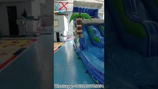 Hot Sale Commercial Summer Inflatable Big Water Slides Inflatable Slides Castle For Outdoor For Kids [upl. by Lamaj]