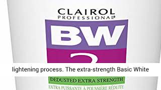 Clairol Professional BW2 Hair Powder Lightener  for Hair Lightening [upl. by Nizam]