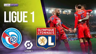 Strasbourg vs Lyon  LIGUE 1 HIGHLIGHTS  04282023  beIN SPORTS USA [upl. by Crandall148]