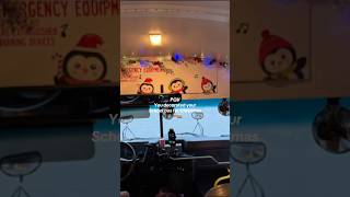 Decorated my school bus for Christmas 🎄🎅🏾 schoolbusdriver christmas christmasdecor [upl. by Nalid714]