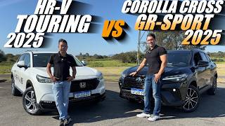 COROLLA CROSS GR SPORT 2025 vs HRV TOURING 2025  Mesmo Preço Mas qual é o melhor SUV [upl. by Stephani]