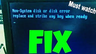 How To Fix Non System Disk or Errors  solve non system disk or error Aziz Tech [upl. by Eiramnerual916]