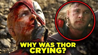 Why Was Thor Crying in Deadpool amp Wolverine [upl. by Sancho]