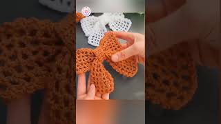 bowcrochetmakingvideosviralvideosaleshandmadediyshortsshortvideoshortcrochetpatterns [upl. by Charleen608]