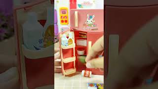 Satisfying with Unboxing amp Review Miniature Kitchen Set Toys Cooking Video  ASMR Videos no music [upl. by Yemac456]