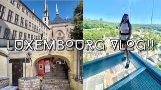 24 HOURS IN LUXEMBOURG  Interrailing 2024  7 Countries  18 Days  Lauryn Rachel [upl. by Analli]