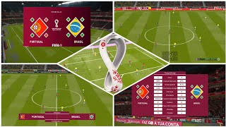 Scoreboard Mundial Qatar 2022  Potato Patch VR Patch [upl. by Atalante]