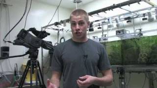 Biology major Kevin Gardner studies electric fish in Hopkins Lab [upl. by Nichani]