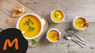 Kürbissuppe mit Curry – Migusto Rezept [upl. by Leede90]