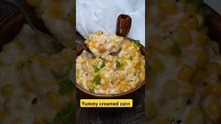 Easy creamed corn recipe shortvideo recipe creamedcornrecipe yummy [upl. by Nnaerb]