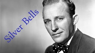 Silver Bells  Bing Crosby  Lyrics [upl. by Miuqaoj]