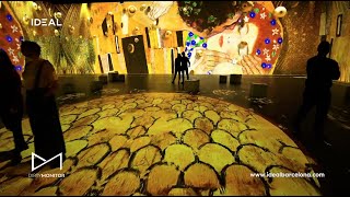 KLIMT THE IMMERSIVE EXPERIENCE  360 VIDEO MAPPING  DIRTY MONITOR [upl. by Airtemad]