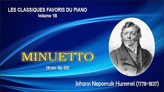 MINUETTO from Op59 – Johann Nepomuk Hummel [upl. by Millford214]