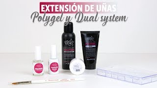 Paso a paso UÑAS de POLYGEL con DUAL SYSTEM  Manicura24 [upl. by Diley]