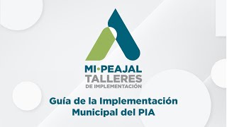 Guía de la Implementación Municipal del PIA [upl. by Poppy117]