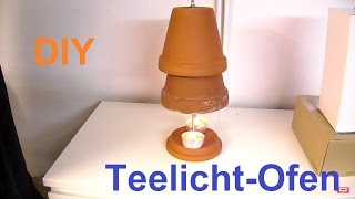 DIY Teelichtheizung selber machen  Teelichtofen selber bauen  Heizkosten sparen [upl. by Musihc149]