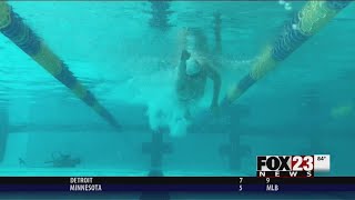 VIDEO  Bishop Kelley grad Callan swims toward 2020 Olympic dream [upl. by Ssecnirp]