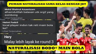 KOMENTAR MENDNCUKKAN FANS MALAYSIA EJEK TIMNAS GARUDA BULE TAK BISA MAIN BOLA USAI IMBANGI BAHRAIN [upl. by Norvell]