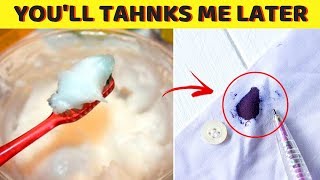 Simple Way to Remove Ballpoint Ink from Clothes – Best Laundry Tip [upl. by Amoakuh253]