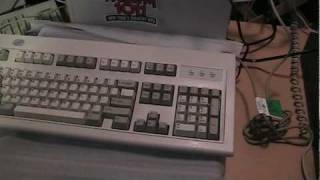 1996 IBM Model M keyboard made in Scotland [upl. by Ayikin946]