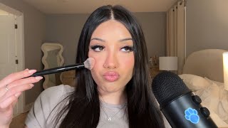 ASMR Taking a Blinker After Every Makeup Step 💄 [upl. by Nna430]