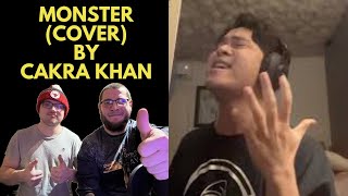 MONSTER COVER  CAKRA KHAN UK Independent Artists React WOAH SO MUCH STRENGTH IN THE VOCALS [upl. by Georgeanna]