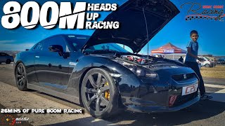 THIS R35 GTR WILL BLOW YOUR MIND ‼️🤯  Saldanha Drags 800m heads up racing march 2024 [upl. by Blanche]