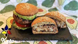 Ultimate Keto Juicy Lucy Hamburger  Keto Recipes  Keto Burgers [upl. by Eirrem332]