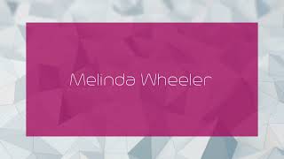 Melinda Wheeler  appearance [upl. by Leander]