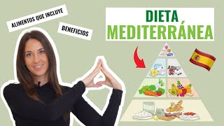 🔝 DIETA MEDITERRÁNEA 👉 ¿En qué CONSISTE 🙄 y qué ALIMENTOS son 🍅🥦 [upl. by Ambrosi498]