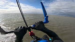 Kitesurfing Southend on Sea 260223 [upl. by Leinahtam]