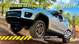 2023 Jeep Grand Cherokee Trailhawk 4xe OffRoad Review [upl. by Lezned]