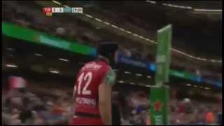 Matt Giteau Drew Mitchell Connect for Brilliant TRY in Final [upl. by Neliac508]