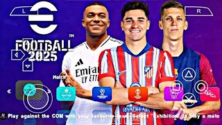 EFOOTBALL 2024 PPSSPP ORIGINAL iOS OFFLINE 2024 [upl. by Avlis]