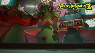 Psychonauts 2  Gluttonous Goats  BOSS FIGHT [upl. by Wilterdink133]