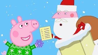 Peppa Pig Nederlands Compilatie Nieuwe Afleveringen 🎁 De Kerstman 🎁 Tekenfilm  Peppa de Big [upl. by Dari]