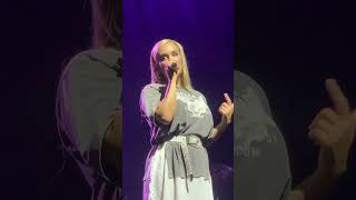 Jorja Smith singing too many times live in cologne 07092024 [upl. by Nauqas]