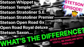 What’s the Difference between a Stetson Whippet Temple Stratoliner Strat Premier amp the Open Road [upl. by Tris]