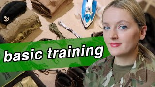 Packing for Basic Training  British Army [upl. by Stavros987]