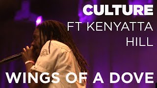 Culture ft Kenyatta Hill  Wings of a dove Live  Reggae Central Dordrecht [upl. by Nybor]