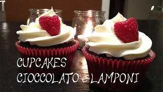 Cupcakes al cioccolato e lamponi [upl. by Novanod]