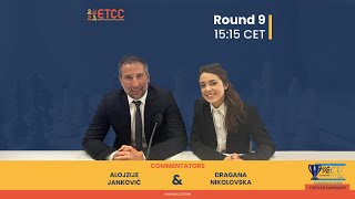 EUROPEAN TEAM CHESS CHAMPIONSHIP 2023  ROUND 9 LIVE [upl. by Ahsoj241]