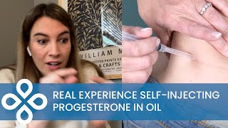 Progesterone in Oil Injection IVF  Her Real Experience [upl. by Tanya301]