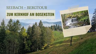 Seebach  Bergtour zum Kernhof am Bosenstein [upl. by Delcina]