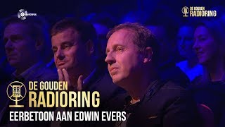 Eerbetoon aan Edwin Evers bij de Gouden RadioRing 2018 [upl. by Meilen500]