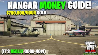 HANGAR MONEY GUIDE Up to 700kHour SOLO  GTA Online Hangar Business Guide 2024 [upl. by Inattyrb]